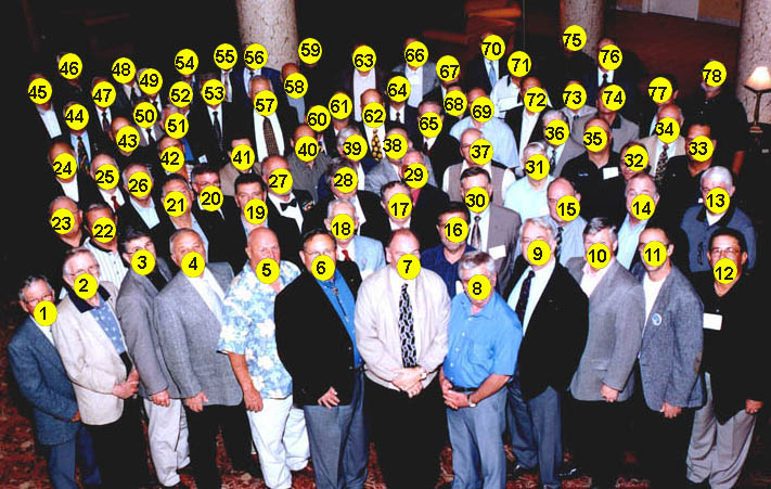 numbered picture of reunion 2003